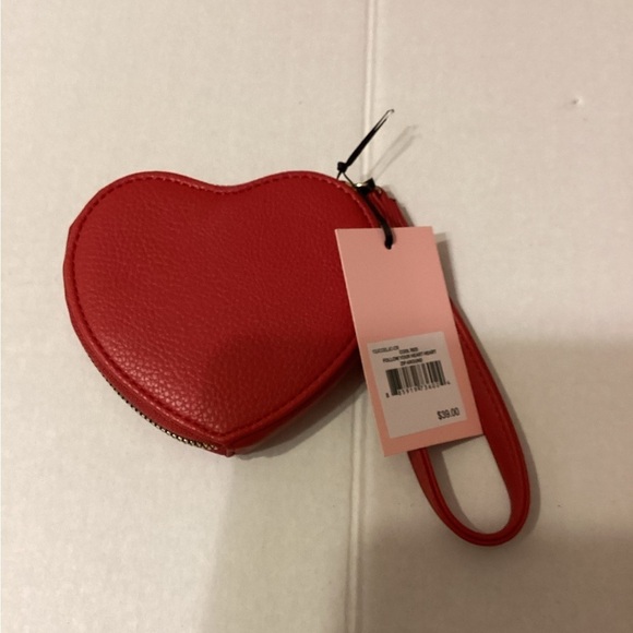 Juicy Couture Red Coin Purse With Gold Logo NWT - Picture 2 of 6